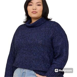 Torrid Vegan Cashmere Pullover Turtle Neck Sweater - Torrid Size 1 or 14/16, 1X